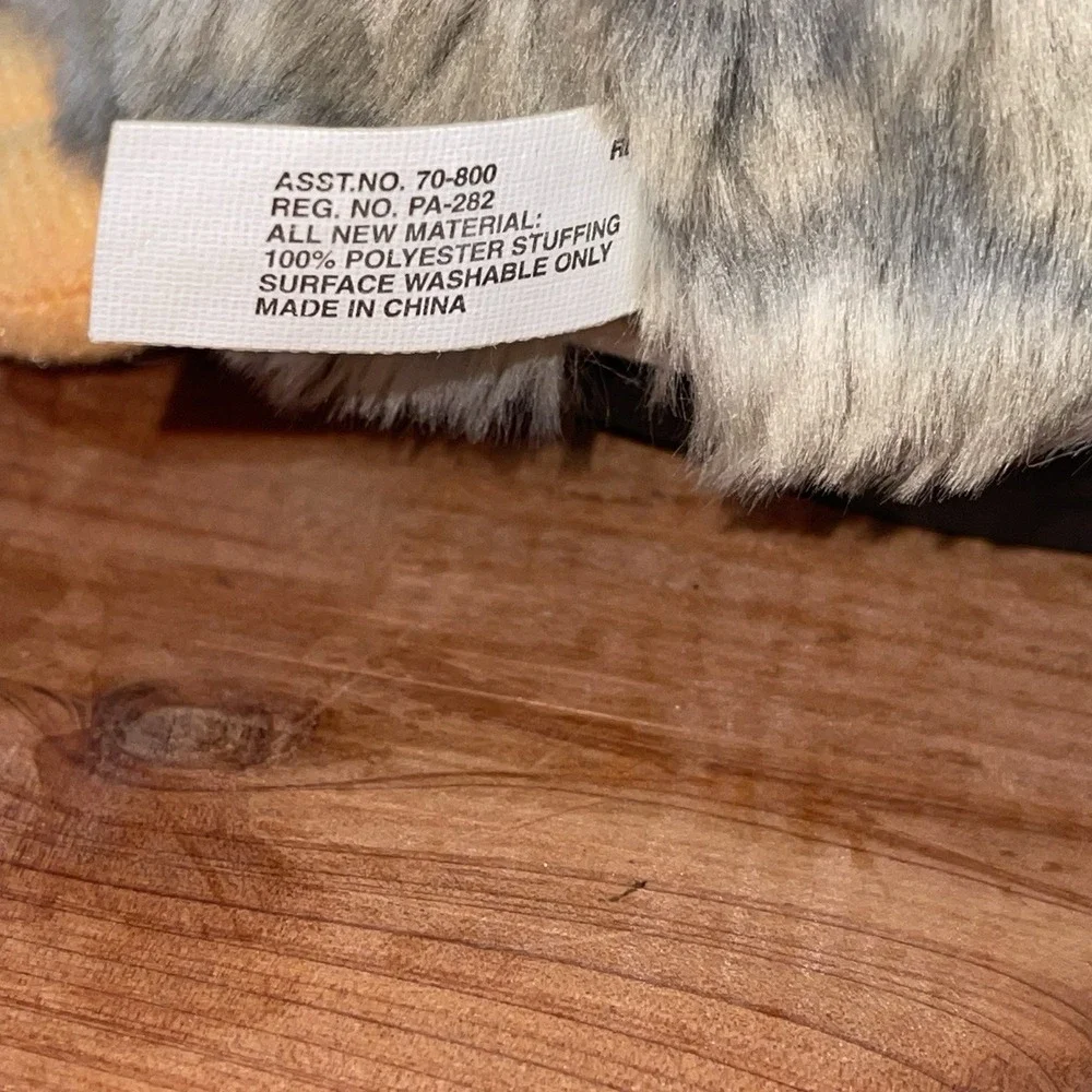 Furby 1998 Model 70-800 CHURCH MOUSE SERIES 1 Grey Brown Fur Blue Eyes With TAG
